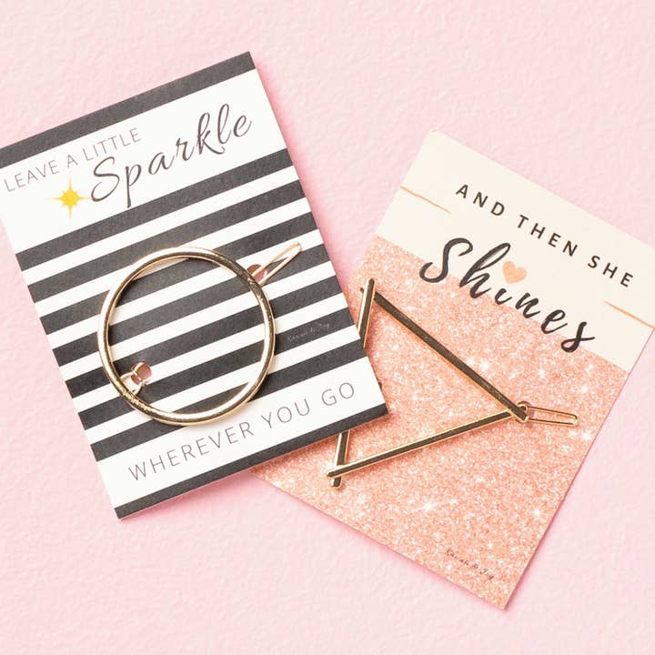 Tiny Gift Society - Wholesale Haarclip - Dames - Sparkle Triangle haarclip3