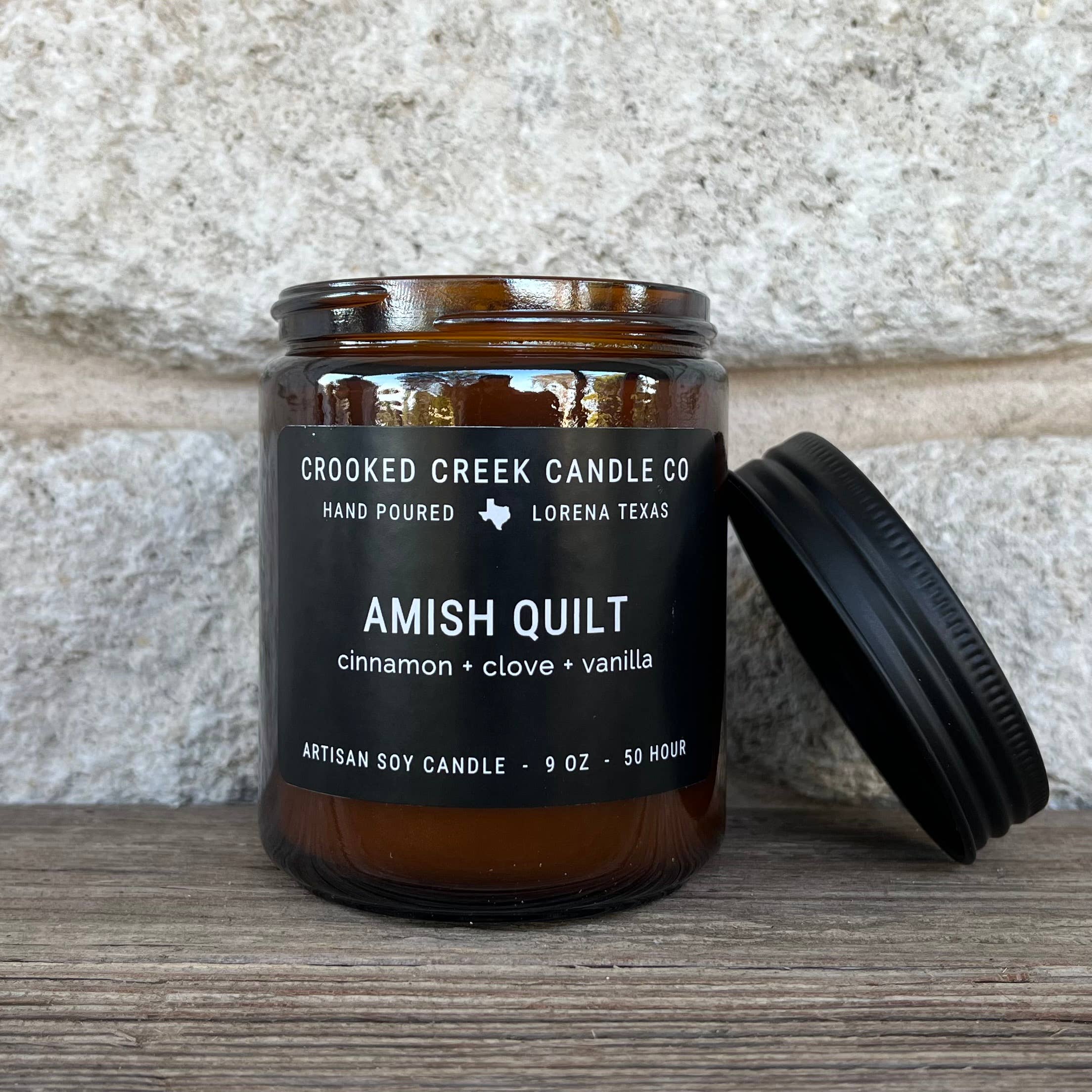 Crooked Creek Candle Company - Wholesale Pot/gevulde kaars - Amish quilt2