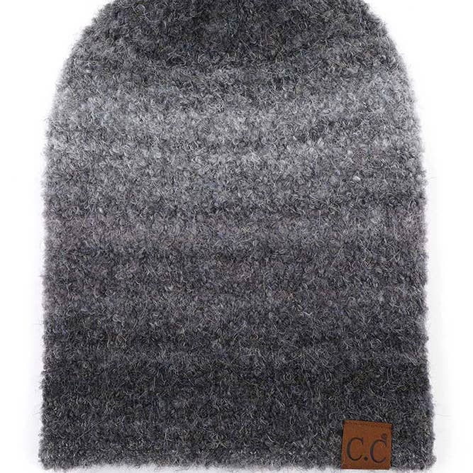 Hana - Wholesale Beanie - Dames - C.C Multi Color Ombre Mohair Manchet Beanie8