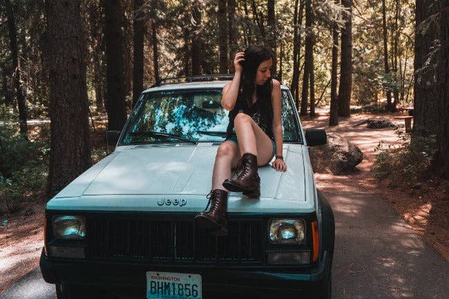 Atitlan Leather - Vendita all'ingrosso Anfibi/stivali militari - Donna - Stivaletti Vittoriani in Pelle Marrone6