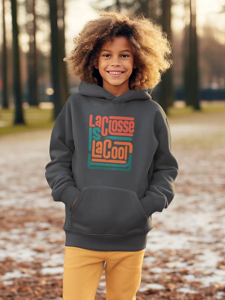 Sweat à capuche en polaire pour jeunes – La crosse, c'est LaCool pour la vente par reLAX Wear