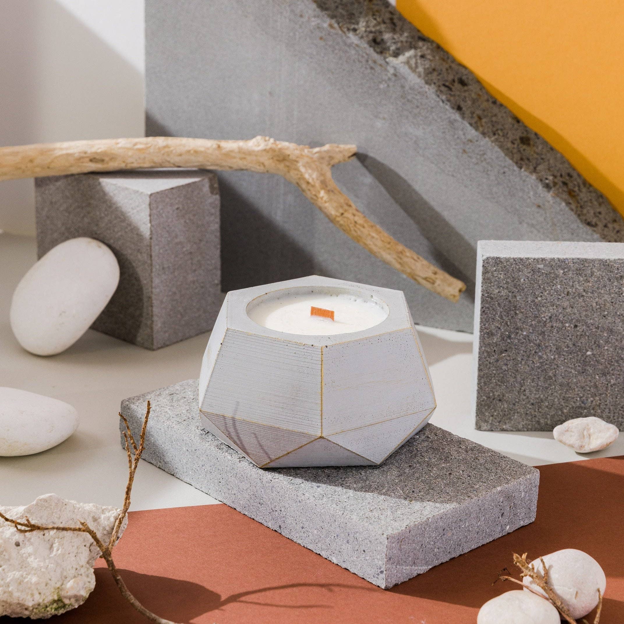 Nema Concept – Engroshandel Glaslys – Beton sojalys | Organisk sojavokscementindretning | Moderne dekoration | Duftlys | Gaveideer | Indretning af hjemmet | Dekorationslys |indretning5