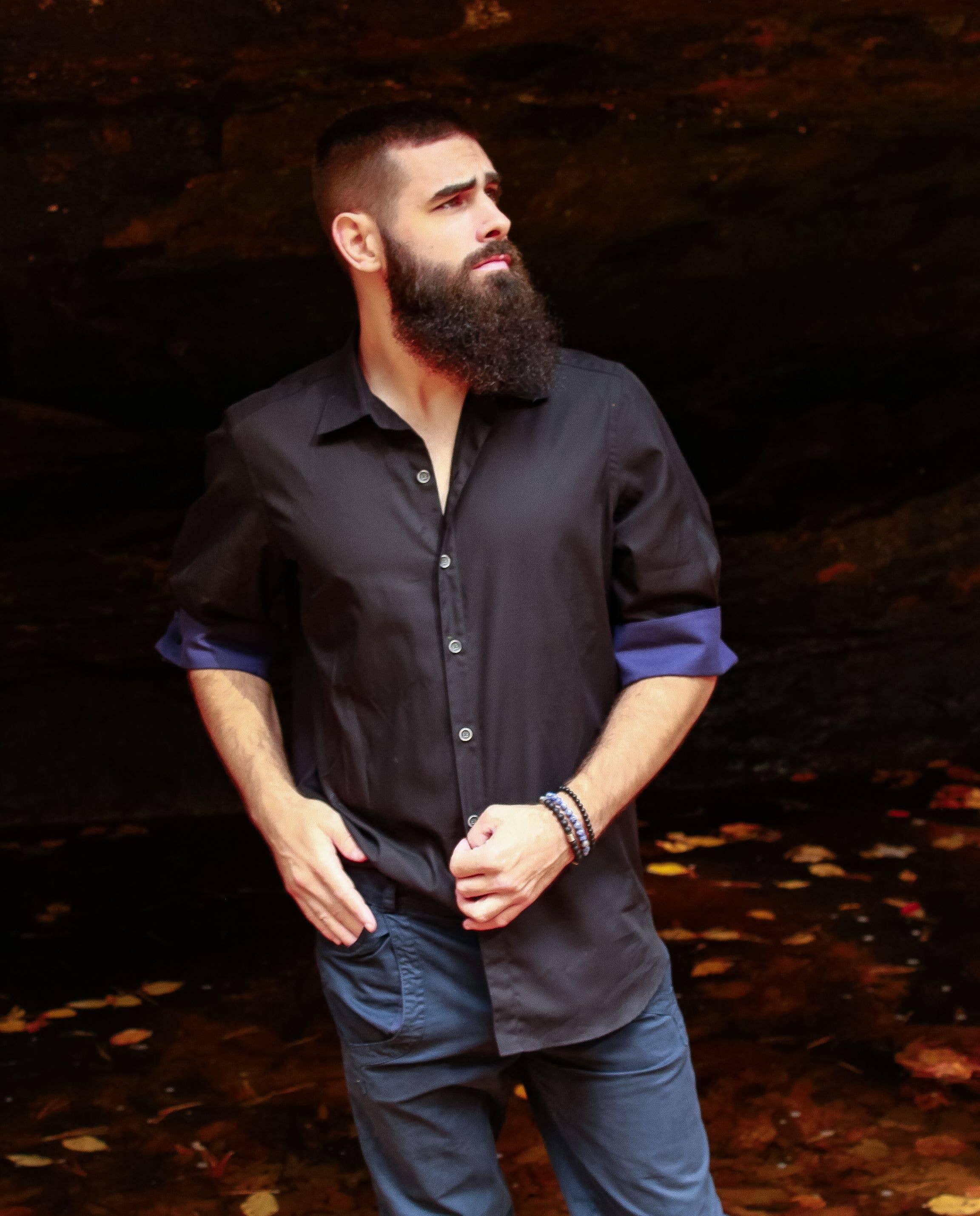 Am.A-Line Collections LLC - Wholesale Button Down Shirt - Men's - Unfurl Men's Button Down Shirt Button Down with French Cuffs1