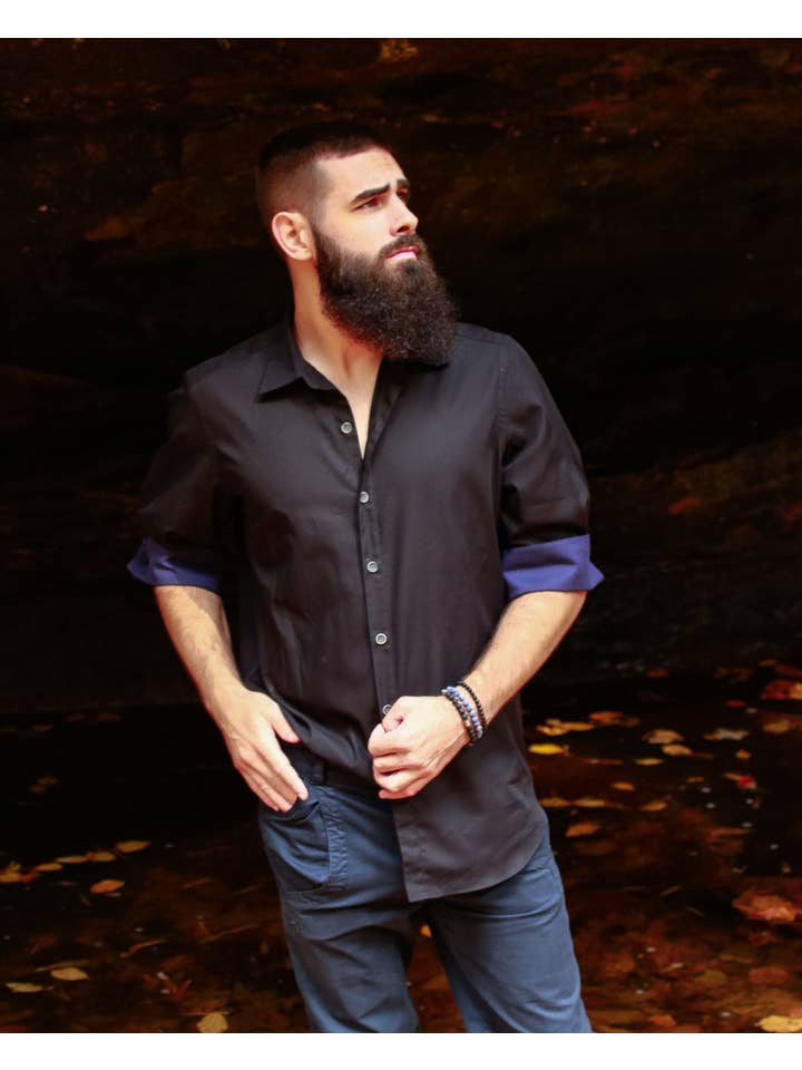 Am.A-Line Collections LLC - Wholesale Button Down Shirt - Men's - Unfurl Men's Button Down Shirt Button Down with French Cuffs1