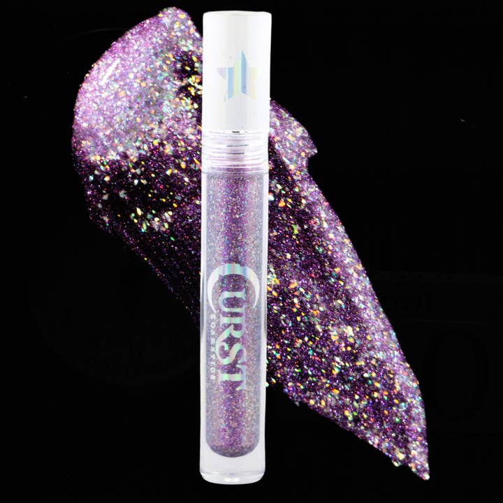 Holographic Lip Glitz - Pó de Ametista Halloween, Brilho Labial por atacado de Curst Kosmetics