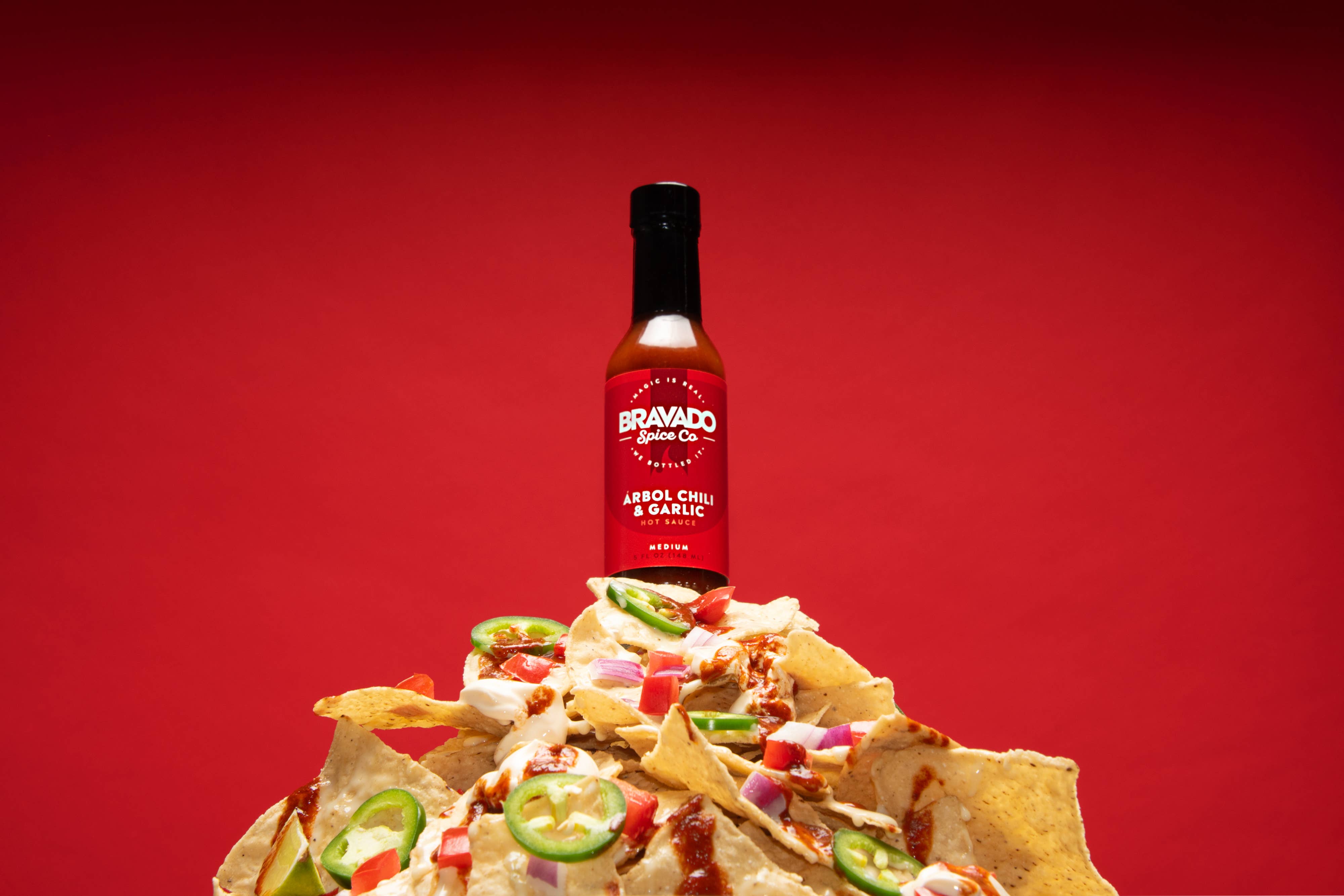 Bravado Spice Co. - Wholesale Hot Sauce - Árbol Chili & Garlic Hot Sauce (12-Pack)1