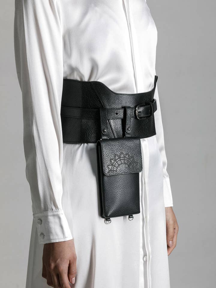 Bolsa para iPhone de Couro Zheng por atacado de OBJECT & DAWN