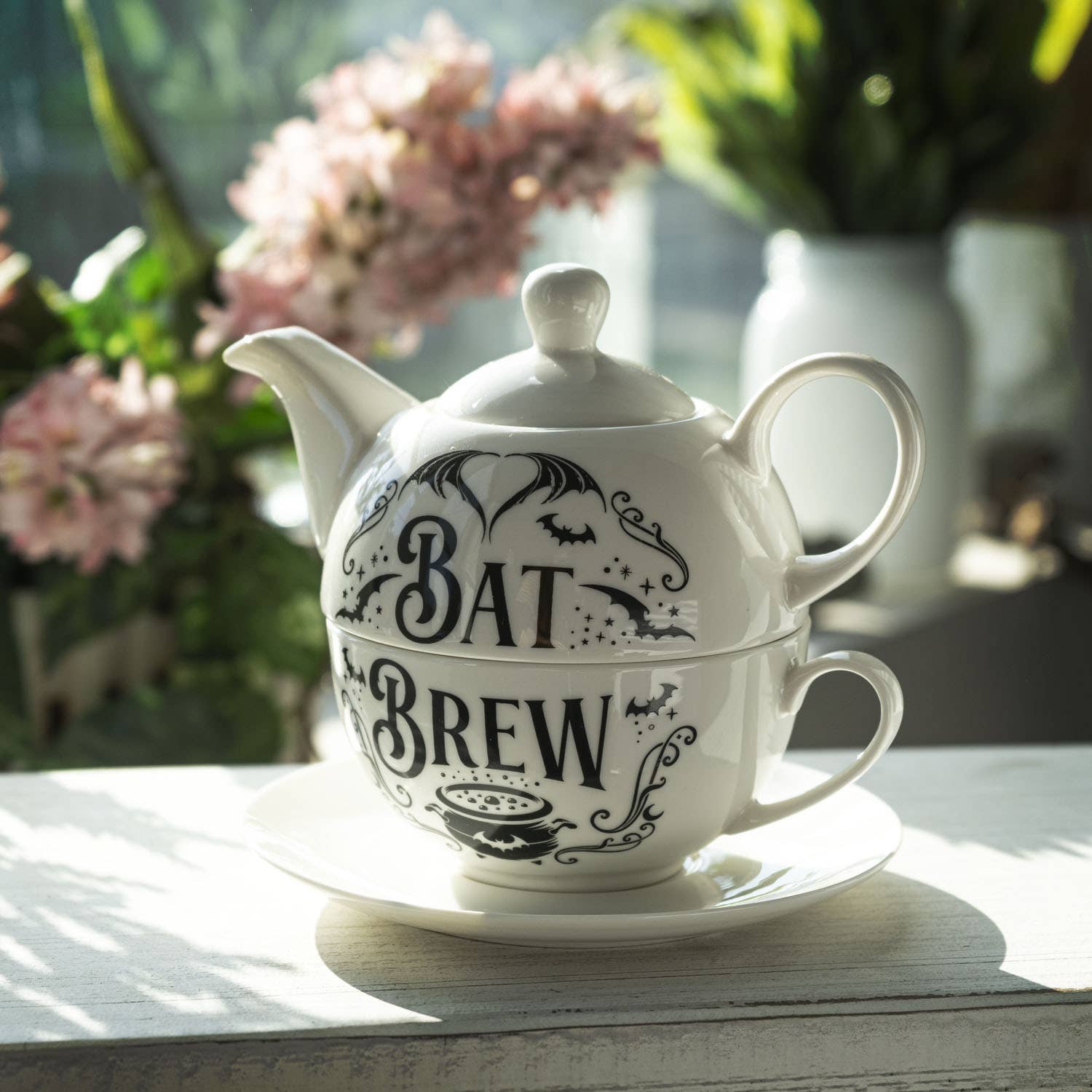 Pacific Trading - Venta al por mayor Teteras - Alchemy Gothic Té Para Uno Bat Brew6