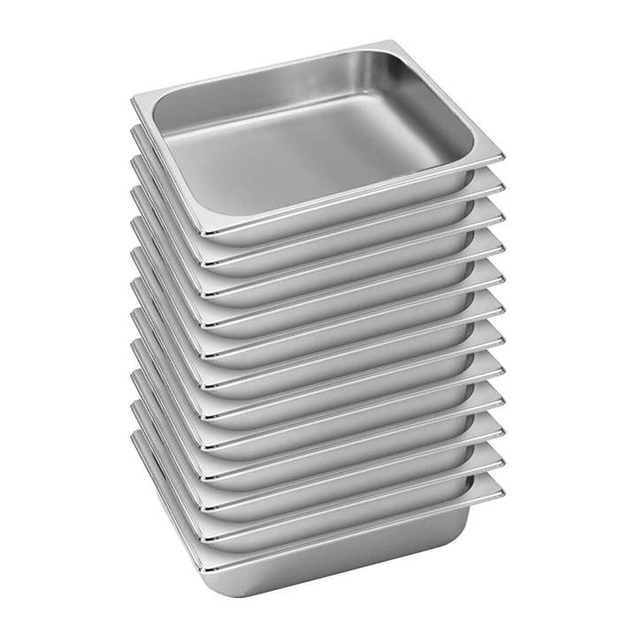 SOGA 12X Gastronorm GN Pan Full Size 1/2 GN Pan 6.5cm Deep Stainless Steel Tray for wholesale by SOGA International Pty Ltd