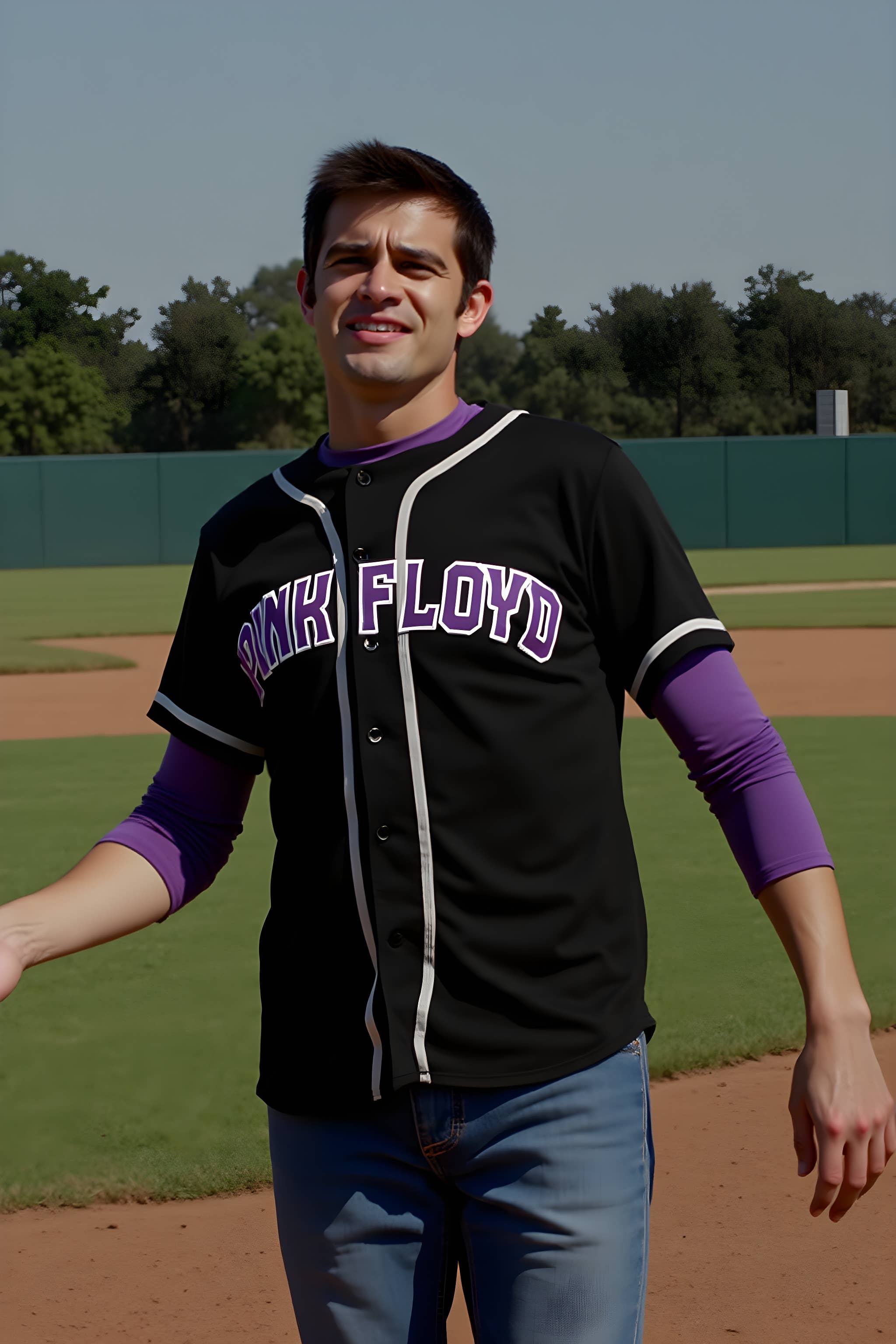 Official Store - Wholesale Jersey - Men's - Pink Floyd - Dark Side Men's Premium Baseball Jersey2