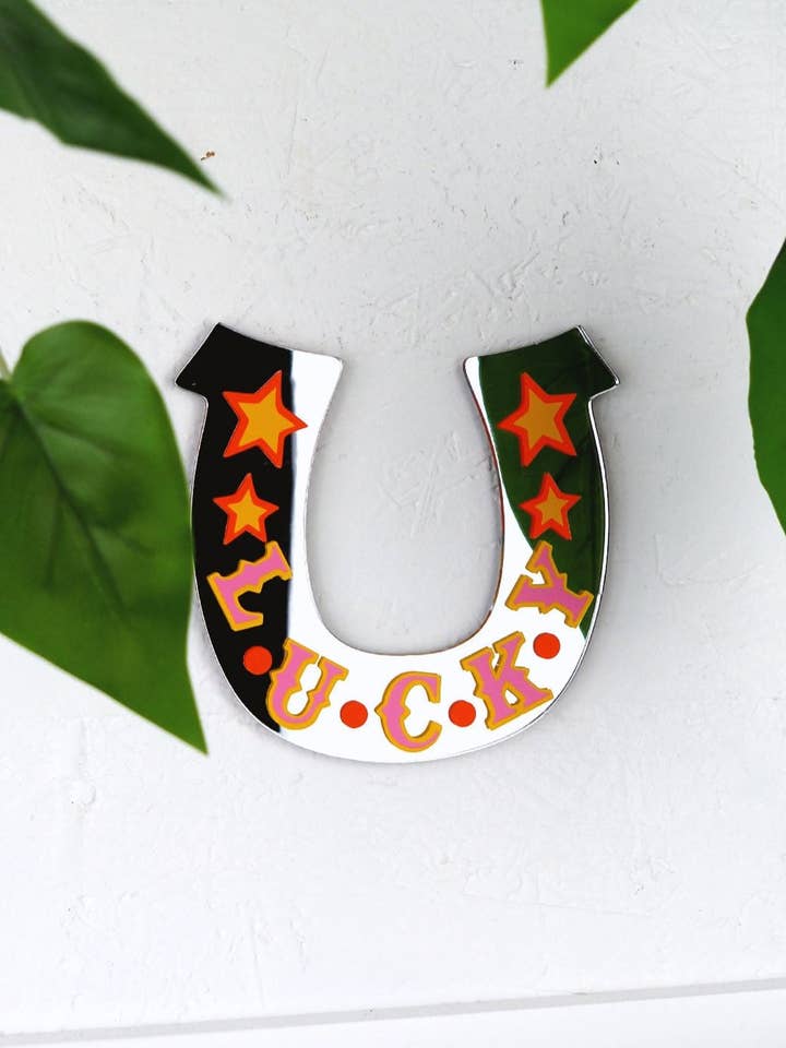 Lucky Horseshoe Spiegel für den Großhandel von Printed Weird