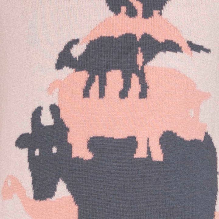 Camisola Natal Menina Rosa por atacado de Infantium Victoria