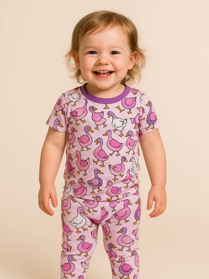 Mommy & Wren - Wholesale Clothing Set - Baby - Girl Duck Duck Goose Set0