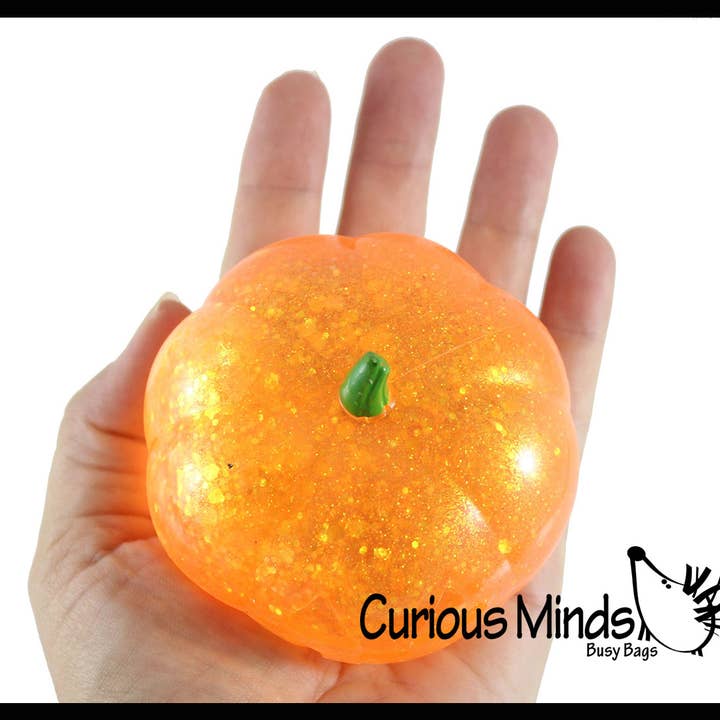 Curious Minds Toys - Wholesale Squishy toy – Kids & Baby - 1 Boxed Realistic Pumpkin Jack o Lantern Sugar Ball - Thick 3