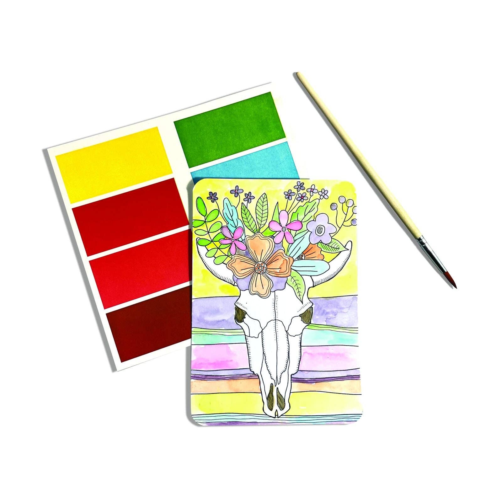 OOLY - Wholesale DIY Craft Kit - Scenic Hues: D.I.Y. Watercolor Art Kit - Desert Getaway (172