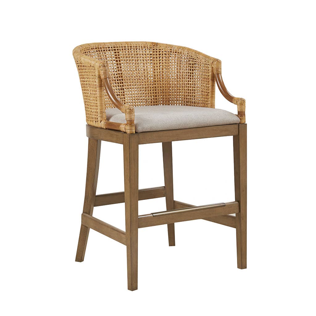 Olliix - Wholesale Stool - Handcrafted Natural Rattan Counter Stool4