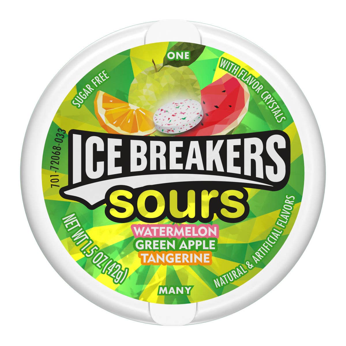 iSweet.ca - Wholesale Hard Candy - US - Ice Breakers Fruit Sours - Green Apple & Watermelon0