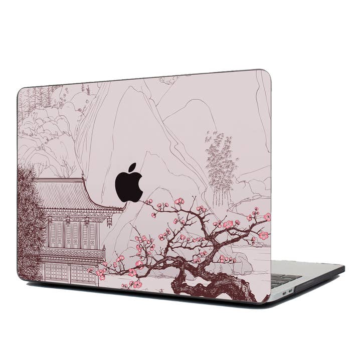 Japanese Temple Textured Laptop Skin for wholesale by Nekoty
