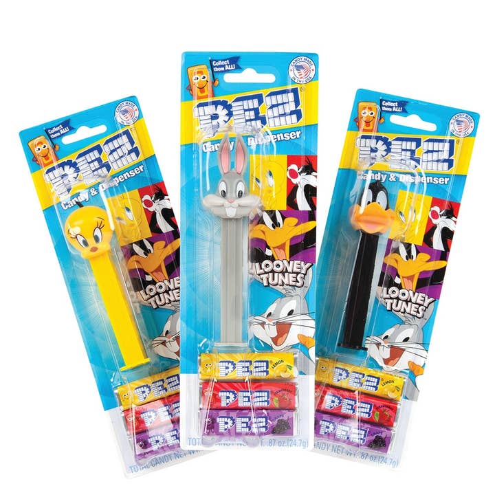 Pez Looney Tunes Bugs Bunny Blisterpakke Slik 6 stk for engroshandel hos Long Island Candy Factory