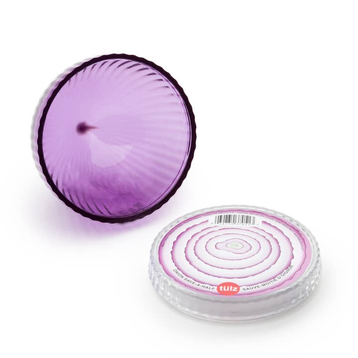 Fox Run Brands – Großhandel Lebensmittelbehälter – TULZ Zwiebel Save-A-Half, 4 Zoll x 4 Zoll x 3,5 Zoll4