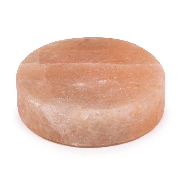 Himalayan Salt Cooking Plate - Round - 20x20x5cm for wholesale by Ancient Wisdom