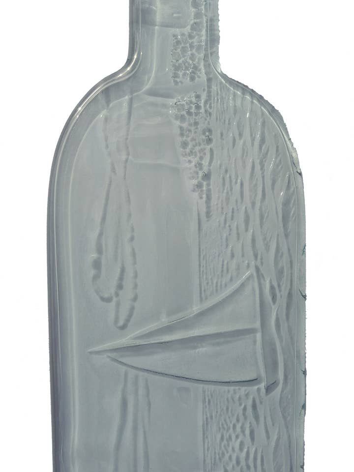 Platter - Sailboat Wine Bottle Cheese Platter for wholesale by Wine Bottle Art