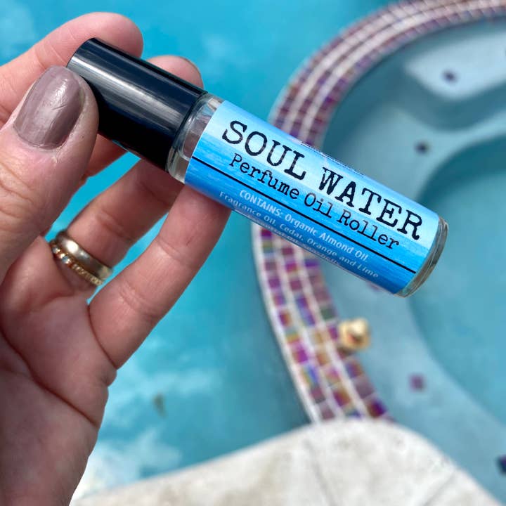 Soul Water Perfume Oil | Ocean Scent | Gender Neutral for wholesale by Raven’s Hearth