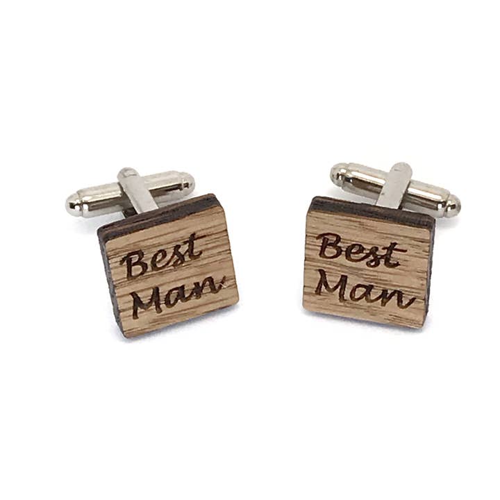 Best Man Wedding Cufflinks for wholesale by Sac de Noeud