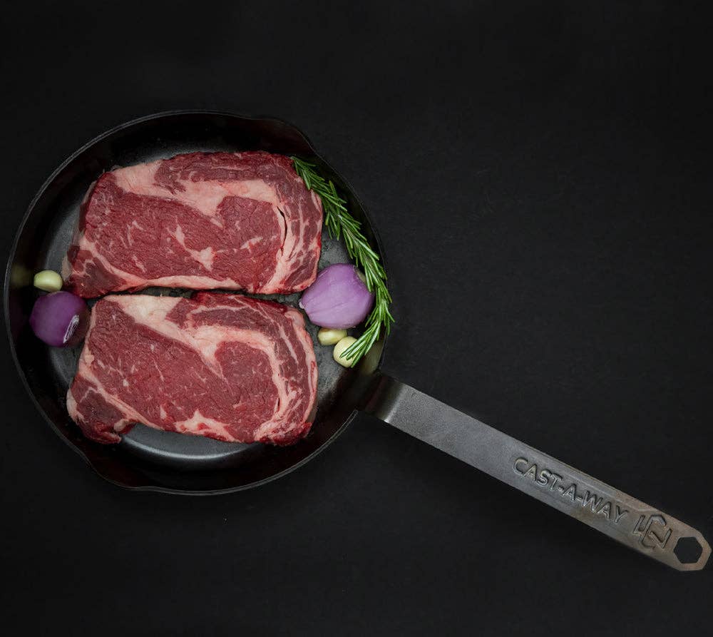 Cast-A-Way Carbon - Wholesale Cast Iron Skillet - 10” Carbon Steel Skillet3