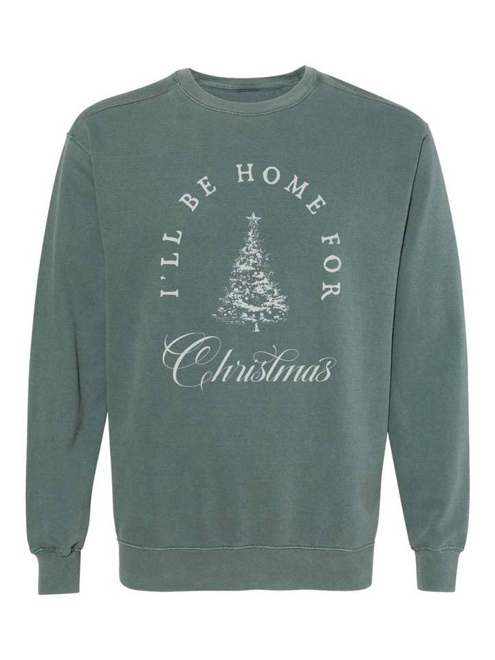 I'll Be Home for Christmas - Crewneck for wholesale by Hazel + Hunt