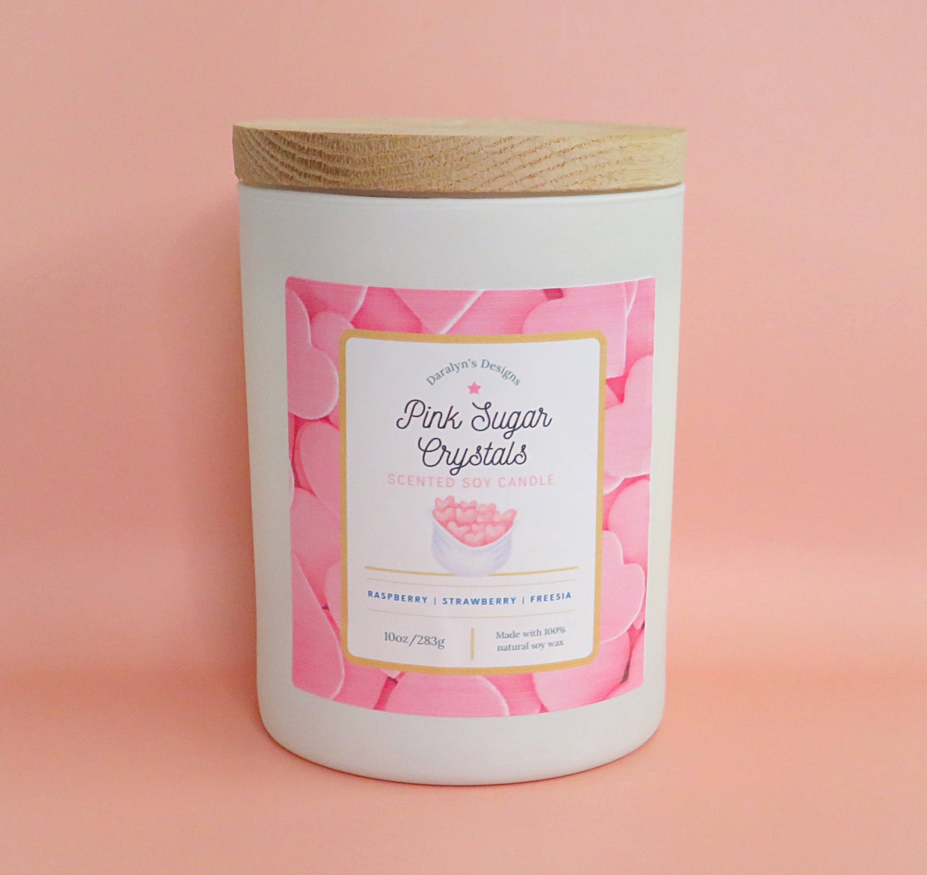 Daralyn's Designs - Wholesale Jar/Filled Candle - Coconut-Soy Creme Candle | 10oz  | Wooden Wick | All Natural0