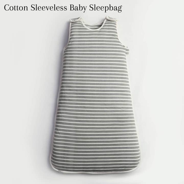 Saco de Dormir Bebé Grey Strips por atacado de Cotton Passion