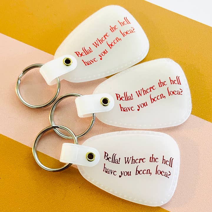 The Silver Spider - Wholesale Keychain - Women's - Bella where the hell have you been loca Keychain1