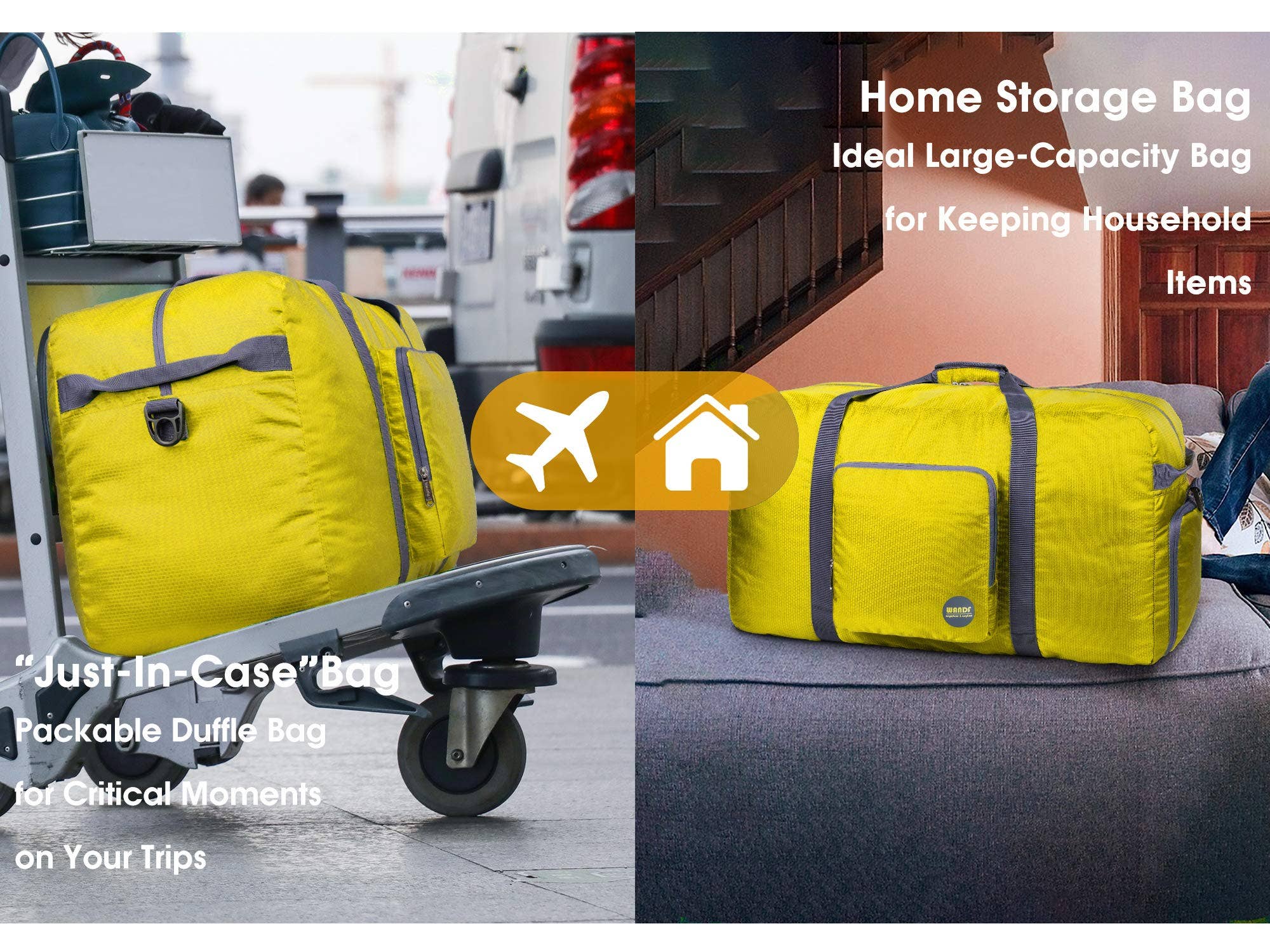 wandf - Wholesale Weekender Bag - Unisex - Large Size WANDF Duffle Bags 32 Inches (100L) Foldable Bag23