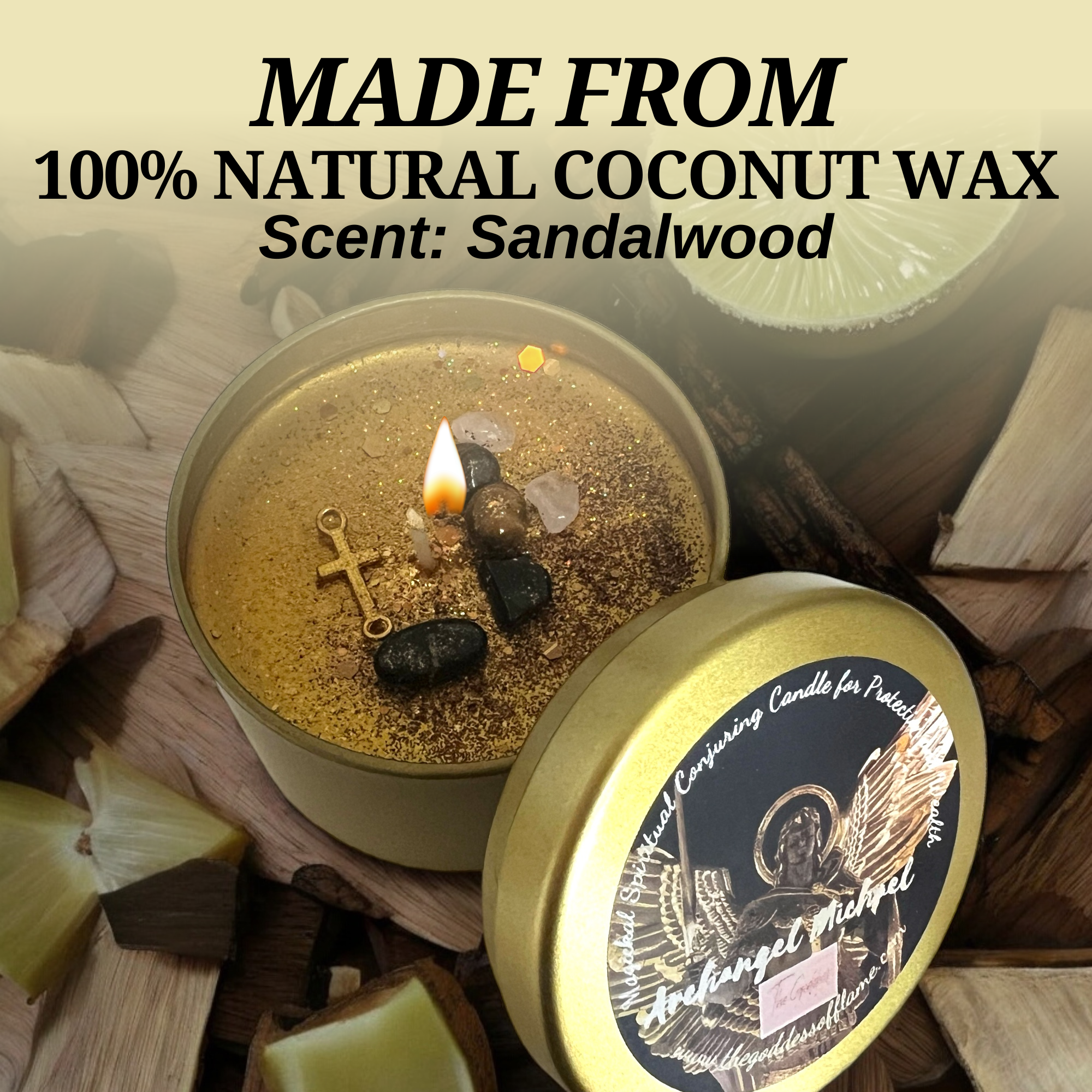 The Goddess of Flame - Wholesale Travel Candles - Archangel Michael Magic Candle2