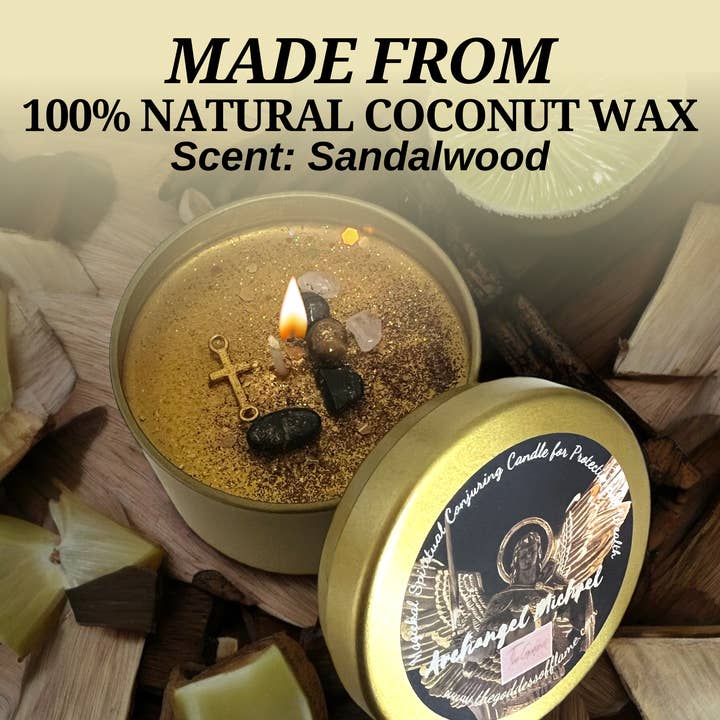 The Goddess of Flame - Wholesale Travel Candles - Archangel Michael Magic Candle2