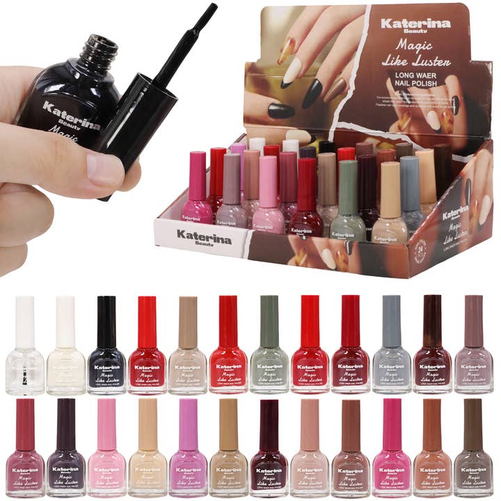 ASSORTED Magic Luster Glossy Nail Polish - 24 Color for wholesale on Faire0