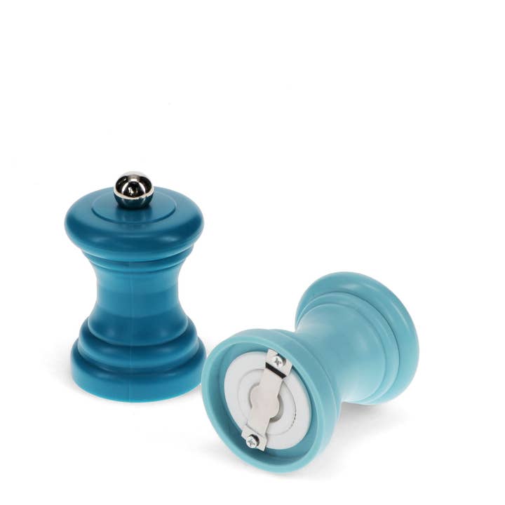 Rex London UK - Wholesale Salt & Pepper Shaker Set - Travel Salt & Pepper Mill Set - Blue