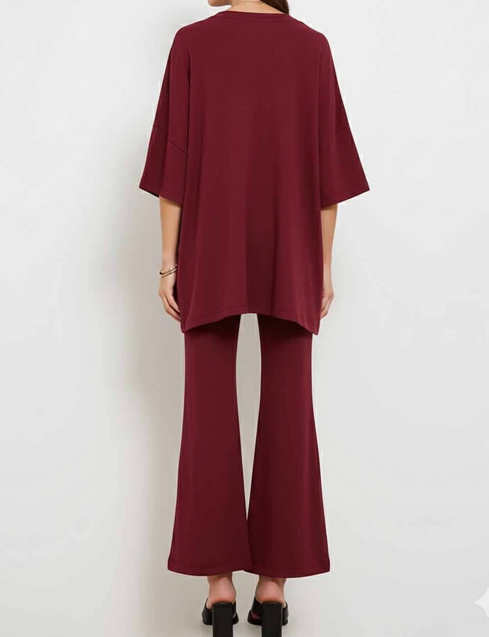 Sweetkama - Wholesale Top & Pant Set (NOT Loungewear) - Women's - Ladie Long Sleeves Bell Leg Top & Pants 2PCS Set5