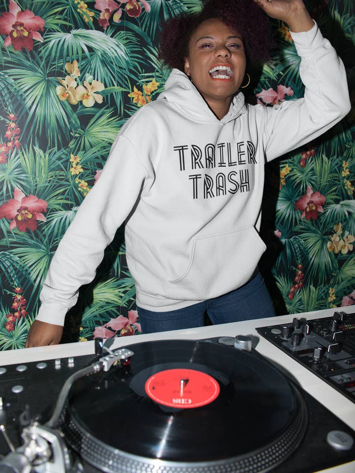 Trailer Trash - Women's Hoodie for wholesale by Smart Ass Shirts