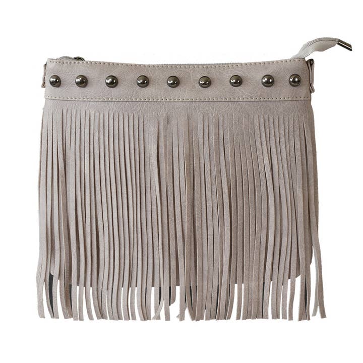 22 Tote - Wholesale Crossbody Bag - Women's - Fringe Crossbody Bag with Detachable Strap2