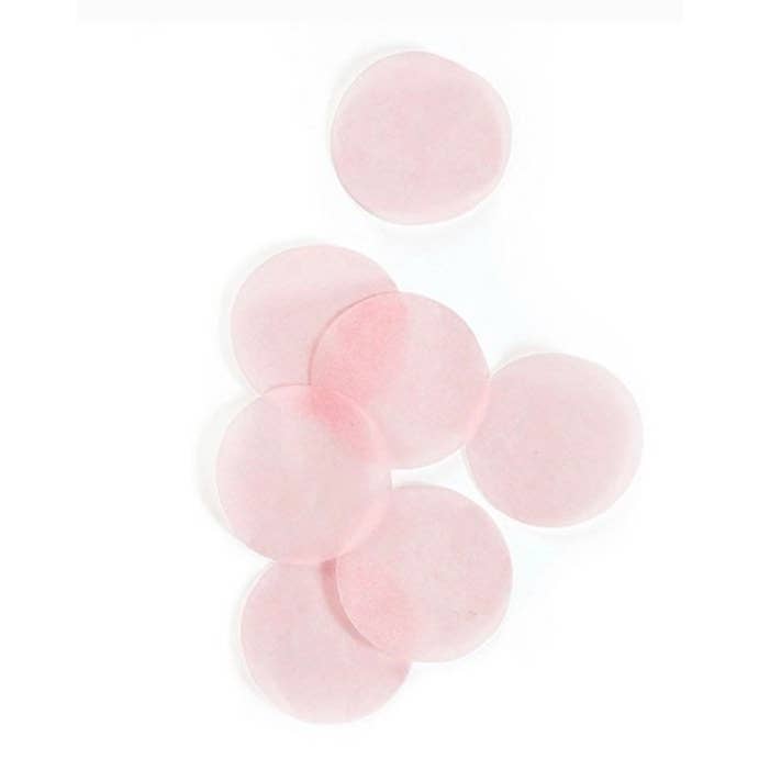 Hullaballoons - Wholesale Confetti - Light Pink Confetti | Light Pink Gender Reveal Confetti