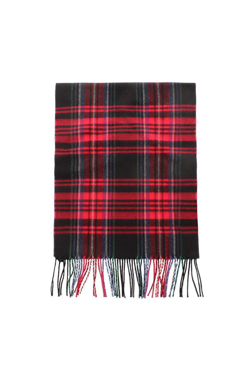 David And Young - Wholesale Scarf - Unisex - Softer than Cashmere PLAID BUFF Vegan Cashmere Touch Scarves29