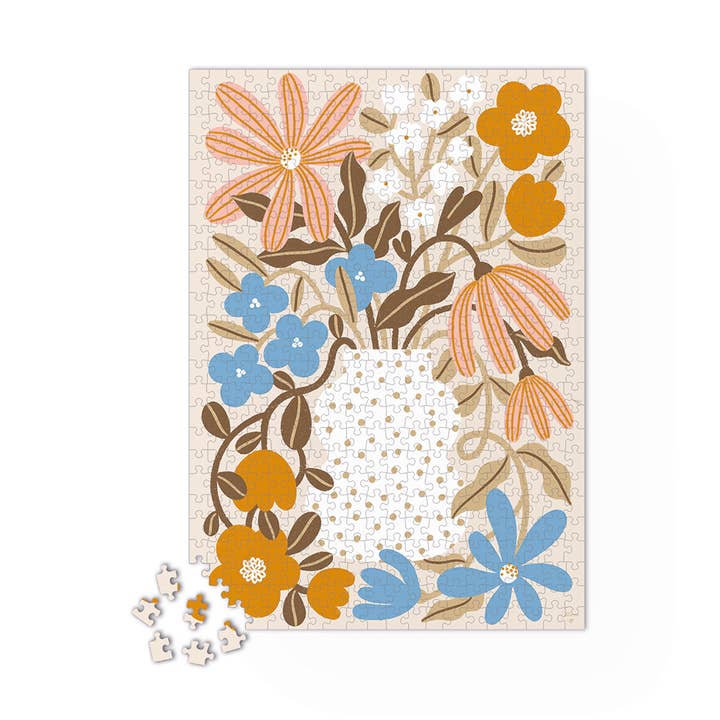 Puzle Myosotis & Nasturtium de 500 piezas para venta al por mayor de Maison Joliette