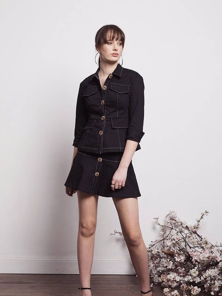 Social Stitch Jacke für den Großhandel von SHILLATHELABEL