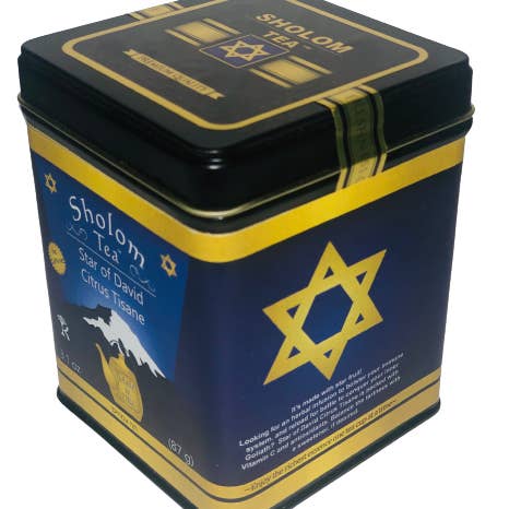 Sholom Tea - Wholesale Loose Tea - Jewish Gifts & Holiday Teas in Attractive Square Tins 55