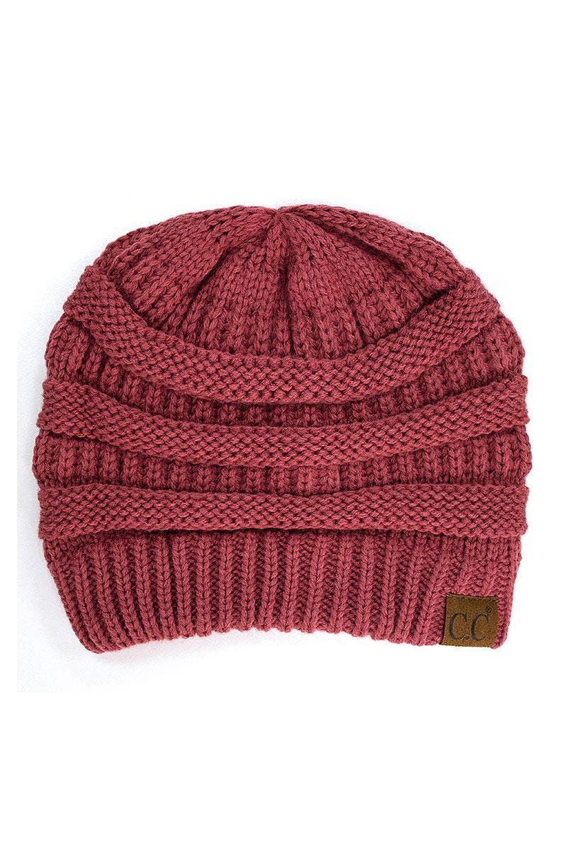 Oblige by G – Großhandel Beanie – Damen – Klassische Strickmütze mit C.C.-Etikett HAT-20A48