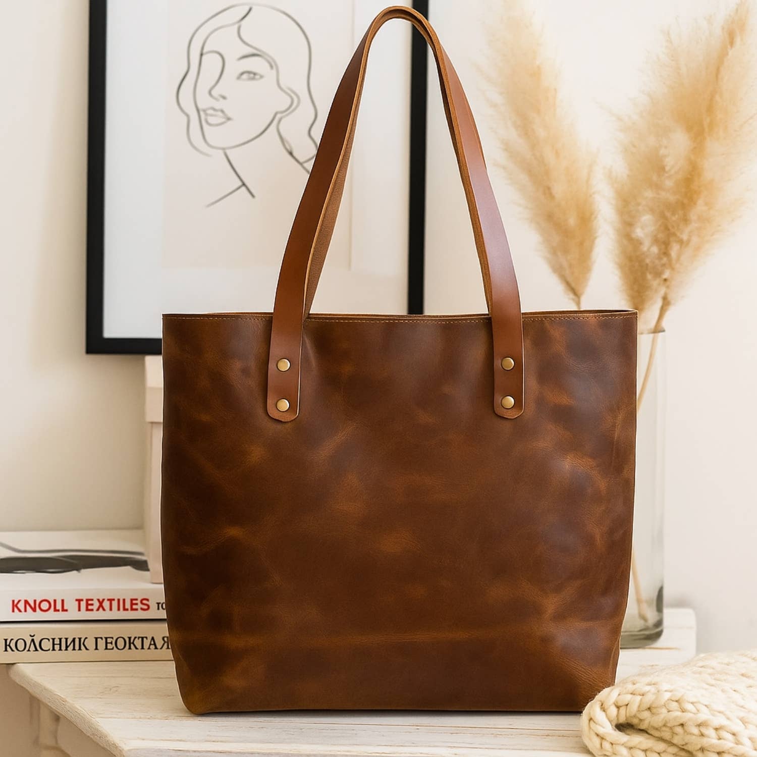 Hides – wholesale Tote bag – Women's – Classic Leather Tote18