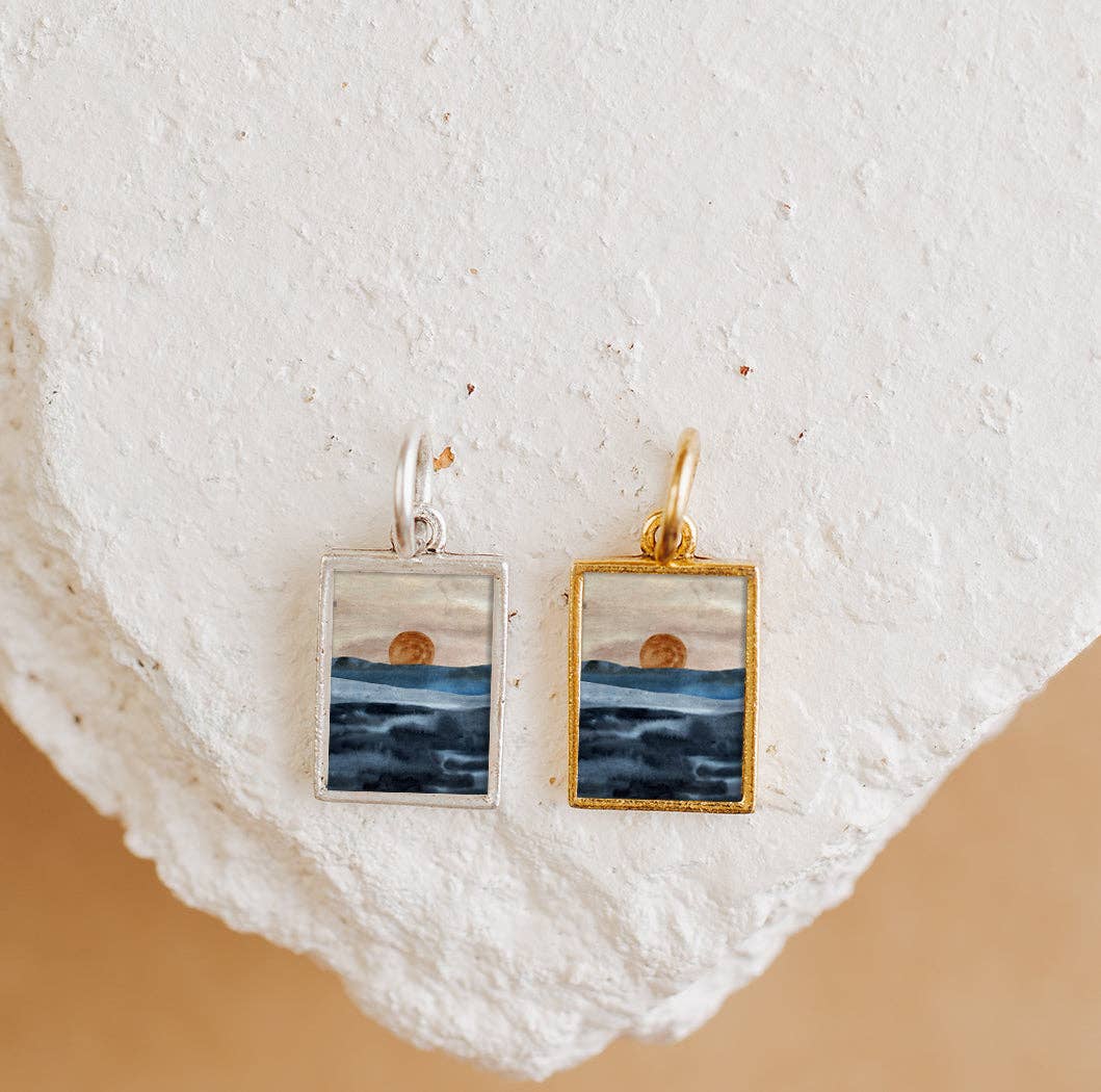 Bel Kai - Wholesale Individual Charm/Pendant - Ocean Sunrise Charm Pendant Necklace *Customizable