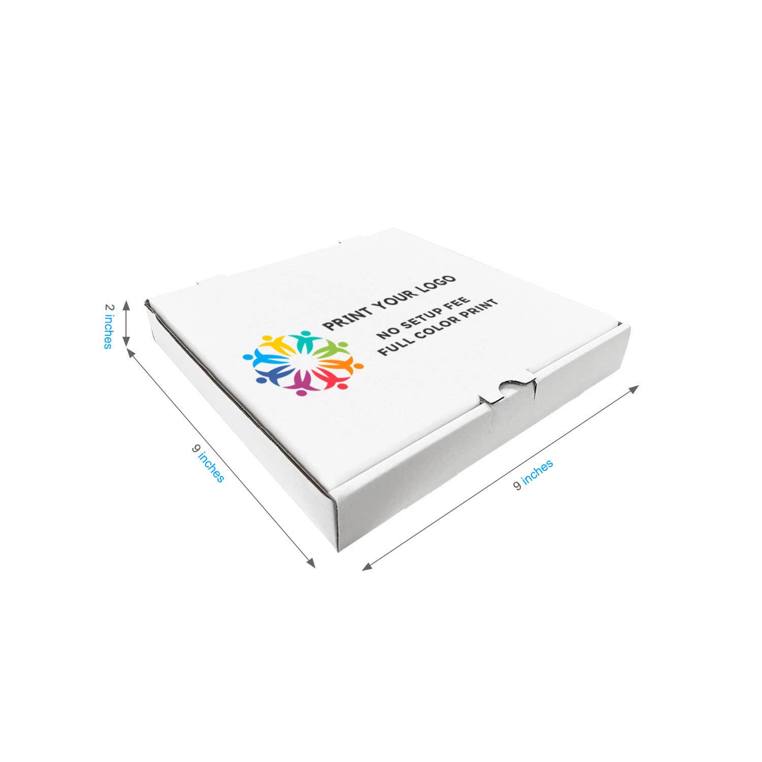 Kis Paper - Wholesale Food Storage Container - 50pcs Custom Print Pizza Box0